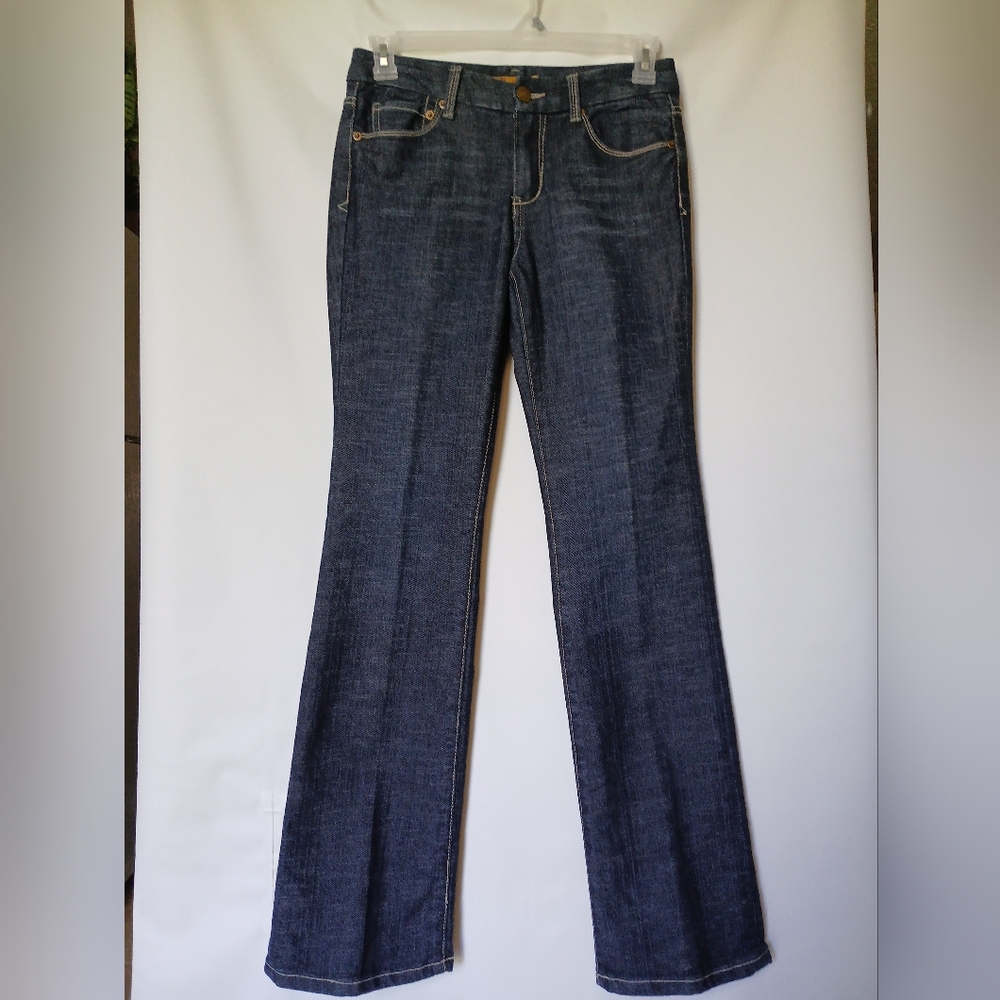 Seven7 Womens Premuim Denim Boot Cut Jeans Size 4 Color Blue Denim